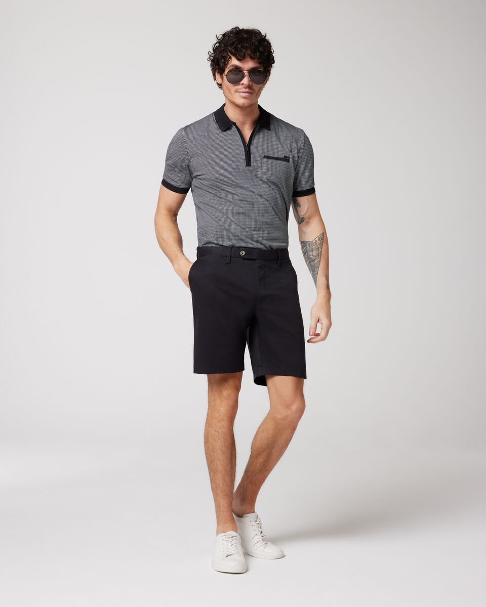 Geo Print Polo Shirt